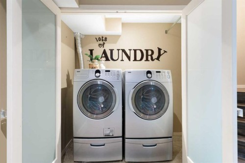 35 Walden Terrace Se, Calgary, AB - Indoor Photo Showing Laundry Room