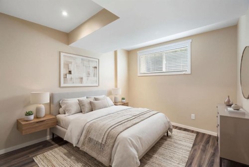 35 Walden Terrace Se, Calgary, AB - Indoor Photo Showing Bedroom