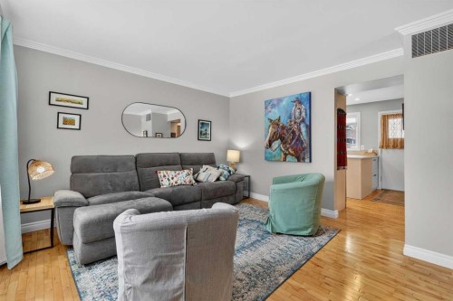 563 Regal Park Ne, Calgary, AB - Indoor Photo Showing Living Room