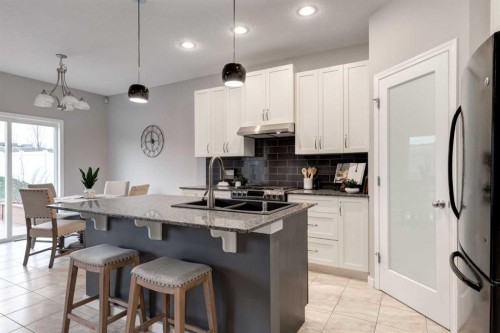 29 Sage Valley Circle Nw, Calgary, AB - Indoor Photo Showing Kitchen With Double Sink With Upgraded Kitchen