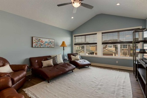 308 Rainbow Falls Way, Chestermere, AB - Indoor Photo Showing Living Room