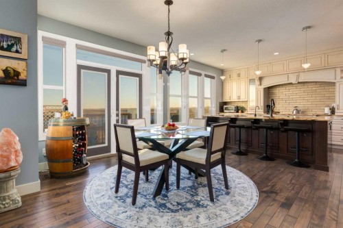 308 Rainbow Falls Way, Chestermere, AB - Indoor Photo Showing Dining Room