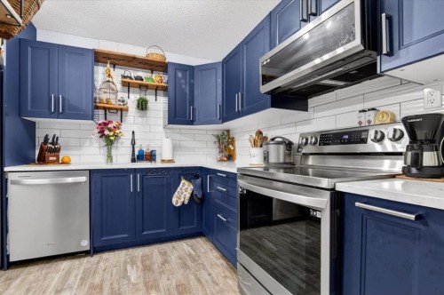 256 Callingwood Place Nw, Edmonton, AB - Indoor Photo Showing Kitchen With Upgraded Kitchen