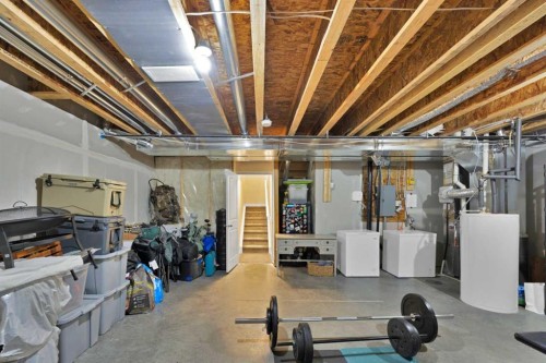 1167 Channelside Drive Sw, Airdrie, AB - Indoor Photo Showing Basement