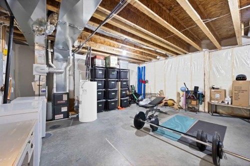 1167 Channelside Drive Sw, Airdrie, AB - Indoor Photo Showing Basement