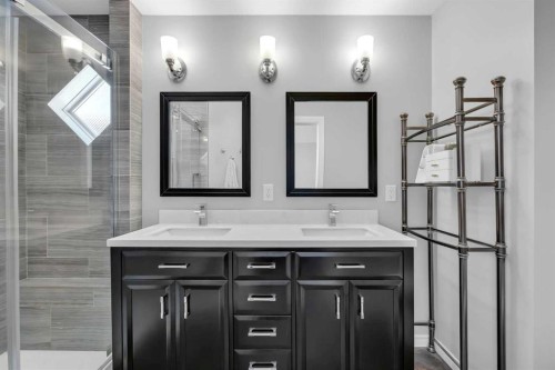 266 Cougarstone Circle Sw, Calgary, AB - Indoor Photo Showing Bathroom