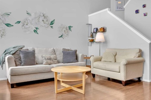 266 Cougarstone Circle Sw, Calgary, AB - Indoor Photo Showing Living Room