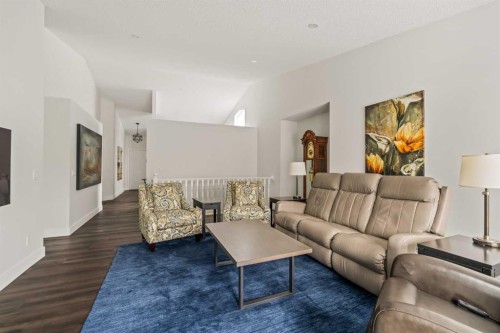 16 Douglasview Park Se, Calgary, AB - Indoor Photo Showing Living Room