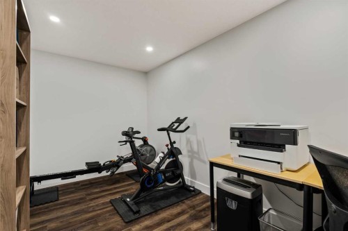 16 Douglasview Park Se, Calgary, AB - Indoor Photo Showing Gym Room