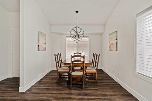 16 Douglasview Park Se, Calgary, AB - Indoor Photo Showing Dining Room