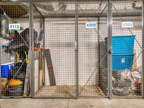 4309-200 Seton Circle Se, Calgary, AB - Indoor Photo Showing Garage