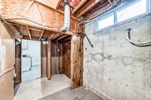 404 Acacia Drive Se, Airdrie, AB - Indoor Photo Showing Basement