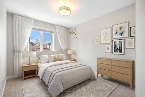 2427 22A Street Nw, Calgary, AB - Indoor Photo Showing Bedroom