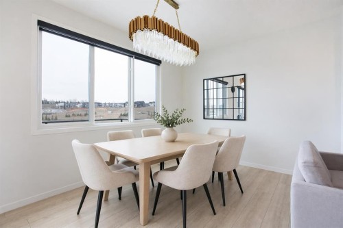 206 Rowley Way Nw, Calgary, AB - Indoor Photo Showing Dining Room