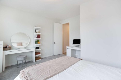 206 Rowley Way Nw, Calgary, AB - Indoor Photo Showing Bedroom