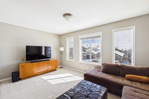 216 Covepark Green Ne, Calgary, AB - Indoor Photo Showing Living Room