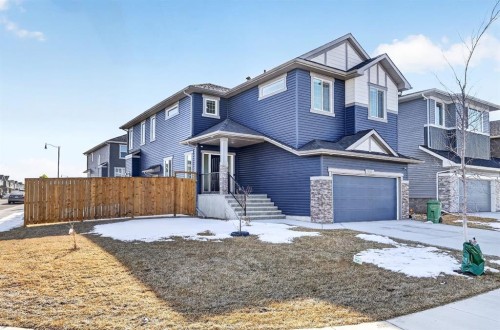 208 Dawson Circle, Chestermere, AB - Outdoor With Facade