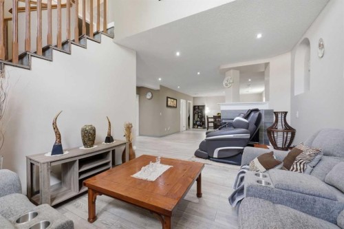 7 Chaparral Road Se, Calgary, AB - Indoor Photo Showing Living Room