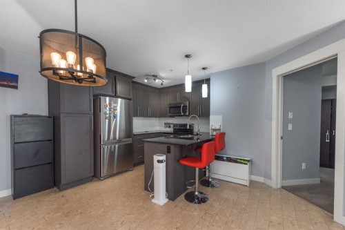 2207-155 Skyview Ranch Way Ne, Calgary, AB - Indoor Photo Showing Kitchen With Stainless Steel Kitchen
