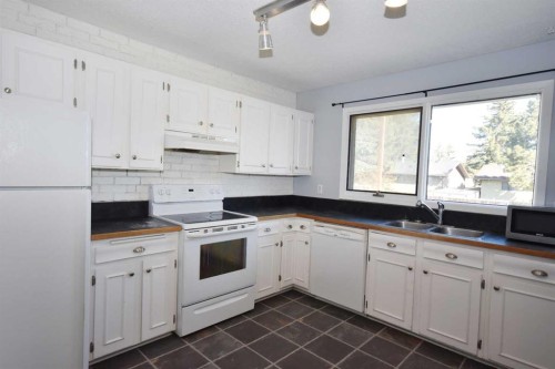 2604 106 Avenue Sw, Calgary, AB - Indoor Photo Showing Kitchen With Double Sink