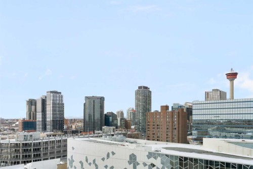 1503-450 8 Avenue Se, Calgary, AB - Outdoor With View