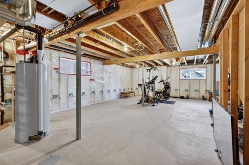 202 Evansridge Circle Nw, Calgary, AB - Indoor Photo Showing Basement
