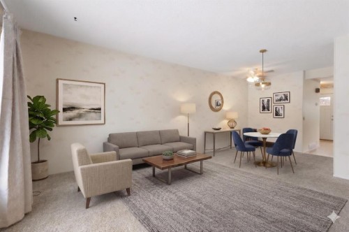 460 Cannington Close Sw, Calgary, AB - Indoor Photo Showing Living Room