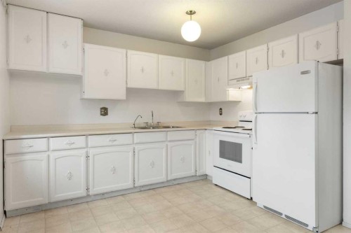 460 Cannington Close Sw, Calgary, AB - Indoor Photo Showing Kitchen With Double Sink