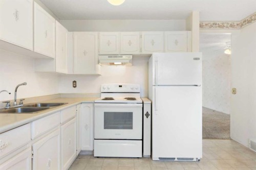 460 Cannington Close Sw, Calgary, AB - Indoor Photo Showing Kitchen With Double Sink