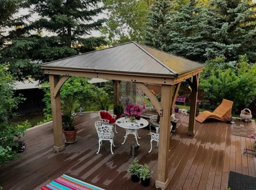 504 Suntree Place, Okotoks, AB - Outdoor With Deck Patio Veranda