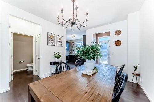 660 Walden Drive Se, Calgary, AB - Indoor Photo Showing Dining Room