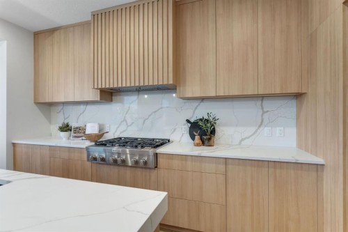12 Spring Creek Point Sw, Calgary, AB - Indoor Photo Showing Kitchen