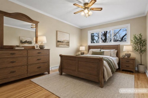 3816 Brighton Drive Nw, Calgary, AB - Indoor Photo Showing Bedroom