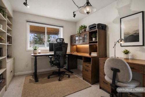 3816 Brighton Drive Nw, Calgary, AB - Indoor Photo Showing Office