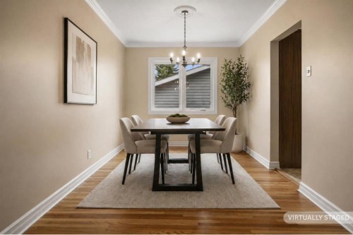 3816 Brighton Drive Nw, Calgary, AB - Indoor Photo Showing Dining Room
