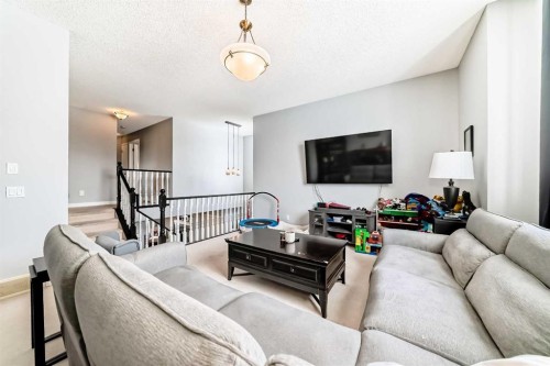 368 Cranfield Gardens Se, Calgary, AB - Indoor Photo Showing Living Room
