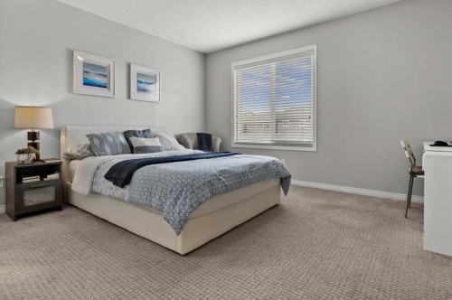 48 Walgrove Green Se, Calgary, AB - Indoor Photo Showing Bedroom