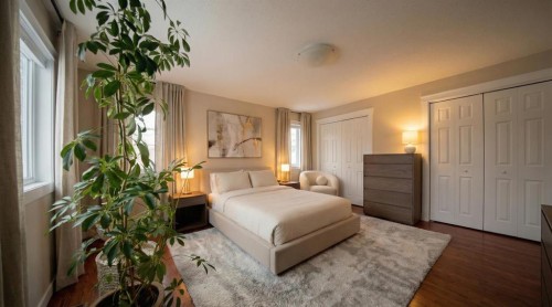 4539 Vandergrift Crescent Nw, Calgary, AB - Indoor Photo Showing Bedroom