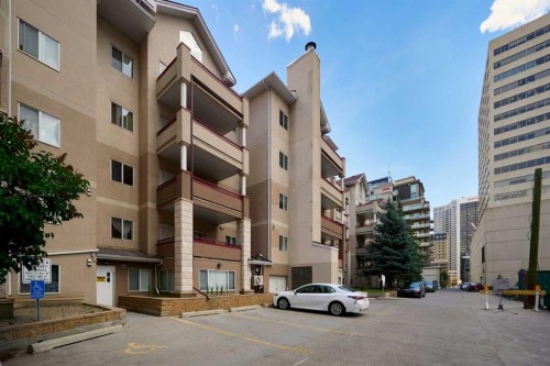 408-777 3 Avenue Sw, Calgary, AB - Outdoor With Balcony With Facade