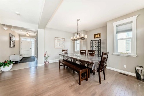 345 Marquis Landing Se, Calgary, AB - Indoor Photo Showing Dining Room