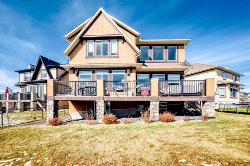 345 Marquis Landing Se, Calgary, AB - Outdoor With Deck Patio Veranda