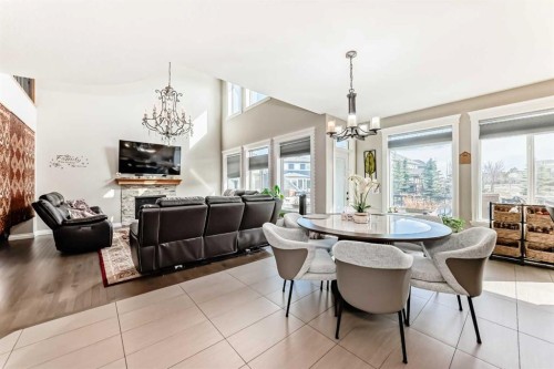345 Marquis Landing Se, Calgary, AB - Indoor Photo Showing Dining Room