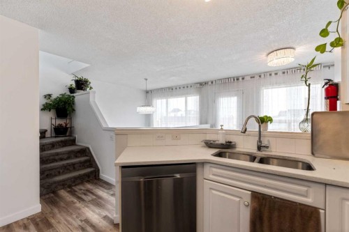 50 Taravista Gardens Ne, Calgary, AB - Indoor Photo Showing Kitchen With Double Sink