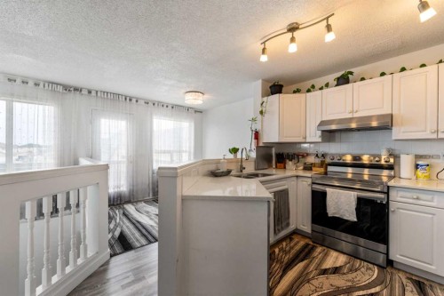50 Taravista Gardens Ne, Calgary, AB - Indoor Photo Showing Kitchen With Double Sink