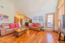 302-801 Benchlands Trail, Canmore, AB  - Indoor Photo Showing Living Room 
