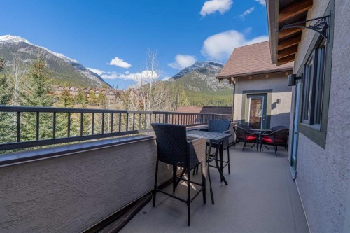 302-801 Benchlands Trail, Canmore, AB - Outdoor With Deck Patio Veranda