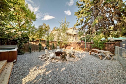 1312 4 Street Nw, Calgary, AB - Outdoor With Backyard