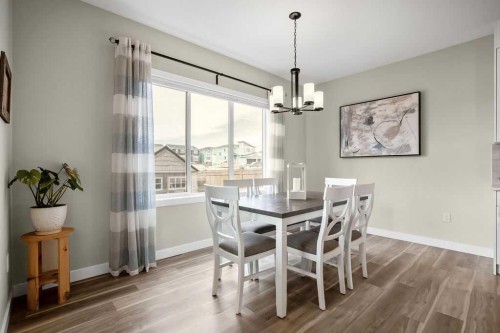 1073 Waterford Drive, Chestermere, AB - Indoor Photo Showing Dining Room