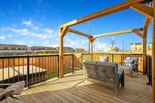 1073 Waterford Drive, Chestermere, AB - Outdoor With Deck Patio Veranda With Exterior