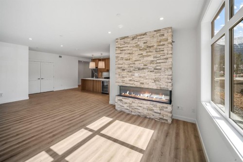 104-10 Cascade Ridge, Canmore, AB - Indoor With Fireplace